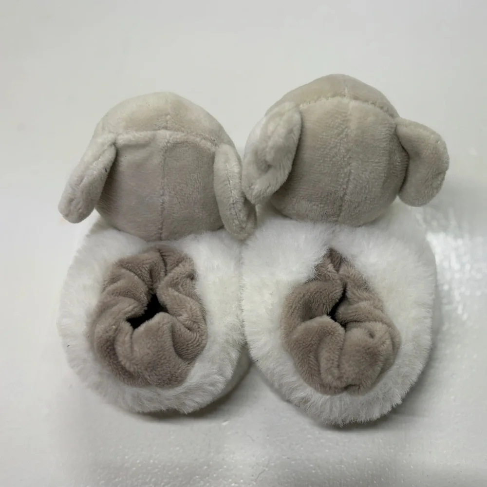 Snoozies Baby Slippers Bundle Size 1 Koala Plush + Cow Moon Soft Booties